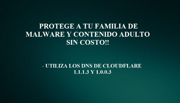 Protege a tu Familia de Malware y Contenido Adulto